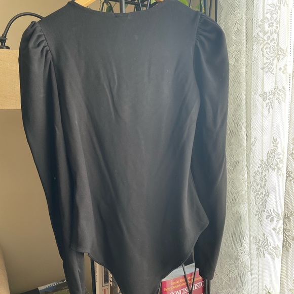 H&M Black Puff Sleeve Bodysuit - Picture 2 of 5